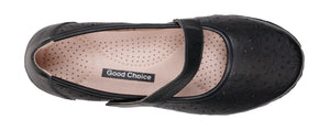 Laurel Black Mary Jane Flat