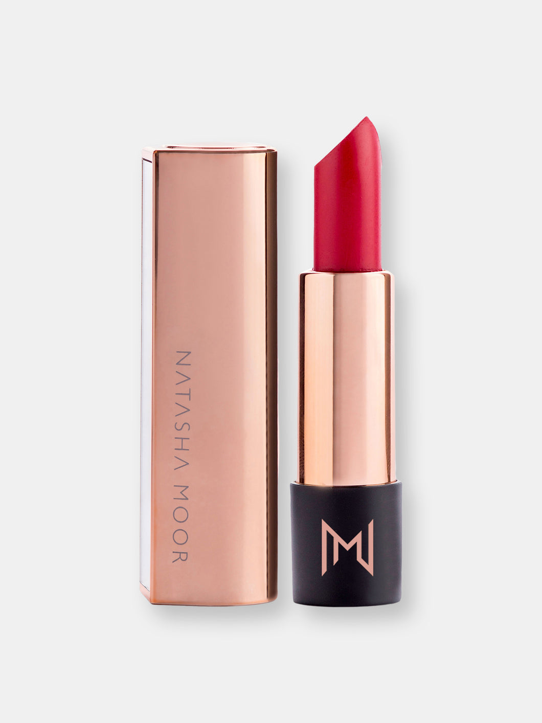 Natasha Moor Silk Suede Lipstick Powerful