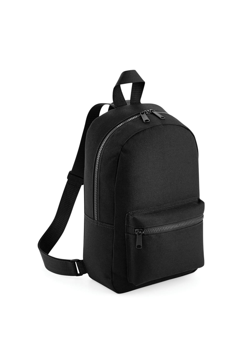 Bagbase Mini Essential Backpack/Rucksack Bag (Pack of 2) (Black) (One Size)