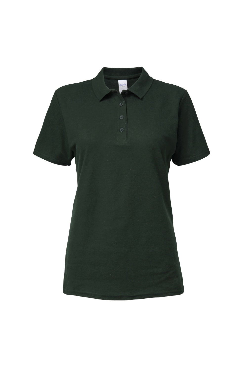 Gildan Softstyle Womens/Ladies Short Sleeve Double Pique Polo Shirt (Forest Green)