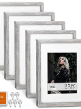 Load image into Gallery viewer, Cavepop Wood Picture Frame Set of 5