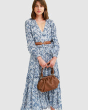 Load image into Gallery viewer, Silver Lining Oversized Maxi Dress - Blue