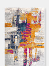 Load image into Gallery viewer, Abani Malibu Modern Multicolor Brush Stroke Area Rug