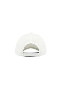 Zoom Piping Sandwich Sports 6 Panel Contrast Baseball Cap - White