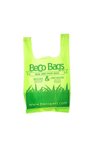 Beco Plastic Dog Poop Bags With Handles (Green) (Pack Of 120)