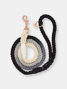 Rope Leash - Ombre Black