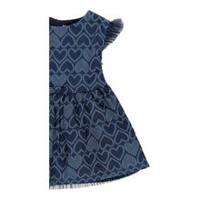 Load image into Gallery viewer, Navy Heart Print Dress