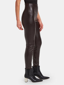 Textured Leather Legging - 28.5" Inseam