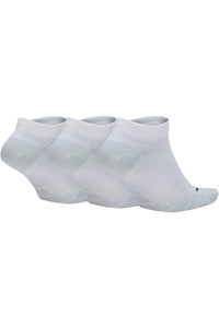 Nike Unisex Socks (Pack Of 3 Pairs) (White/Pure Platinum)