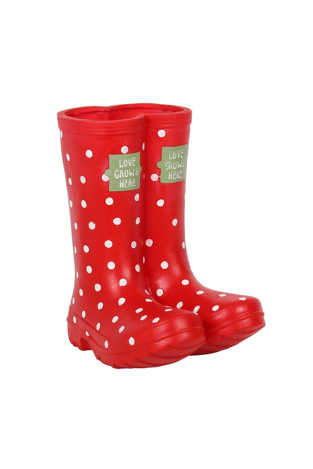 Galoshes Plant Pot - Red/White