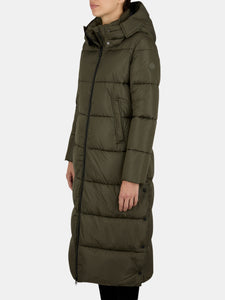 Women's Colette Long Hooded Coat with Detachable Hood