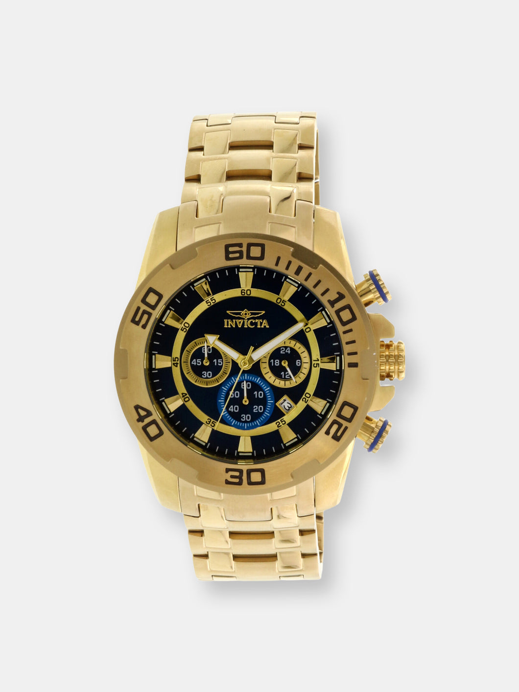 Invicta Men's Pro Diver 22321 Gold Stainless-Steel Japanese Chronograph Diving Watch