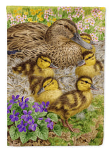 Load image into Gallery viewer, Female Mallard Duck And Ducklings Garden Flag 2-Sided 2-Ply