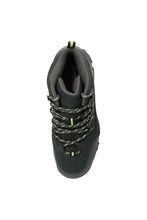 Load image into Gallery viewer, Childrens/Kids Trail Suede Walking Boots- Lime