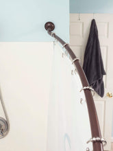 Load image into Gallery viewer, Steel Curved Shower Rod, Bronze