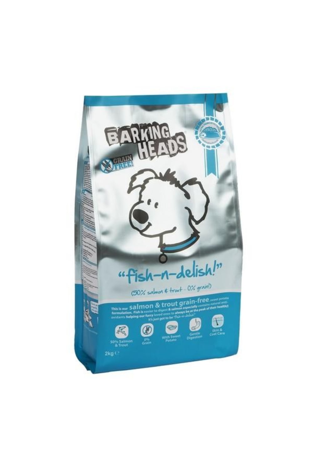 Barking Heads Adult Fish N Delish Grain Free Complete Dry Dog Food (May Vary) (4.4lb)