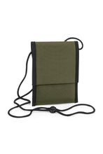 Load image into Gallery viewer, Recycled Neck Pouch - Military Green