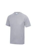 Load image into Gallery viewer, Just Cool Mens Performance Plain T-Shirt (Heather Grey)