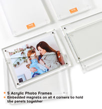 Load image into Gallery viewer, Cavepop 5x7 Acrylic Picture Frame - Set of 5