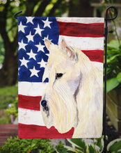 Load image into Gallery viewer, USA American Flag With Scottish Terrier Garden Flag 2-Sided 2-Ply