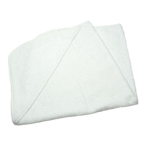 A&R Towels Baby/Toddler Babiezz Medium Hooded Towel (White) (One Size)