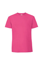 Load image into Gallery viewer, Fruit Of The Loom Mens Ringspun Premium Tshirt (Fuchsia)