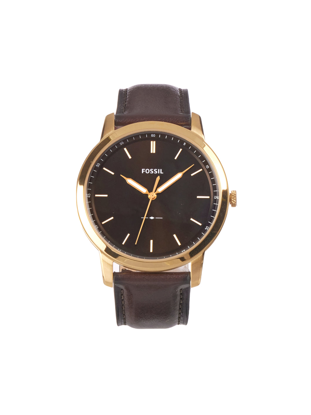 Men's FS5756 Dark Brown Minimalist Dress Watch