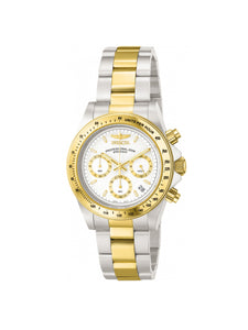 Invicta Mens Speedway Chronograph G S 9212 Gold Stainless-Steel Plated Japanese Quartz Diving Watch