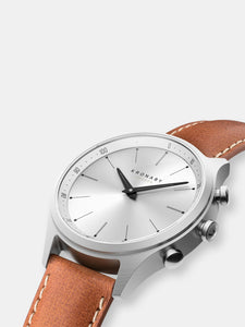 Kronaby Sekel S3125-1 Brown Leather Automatic Self Wind Smart Watch