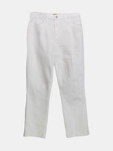 Load image into Gallery viewer, J Brand Women&#39;s Blanc Adele Mid-Rise Straight Jean