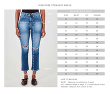 Load image into Gallery viewer, KATE-IS High Rise Straight Jeans