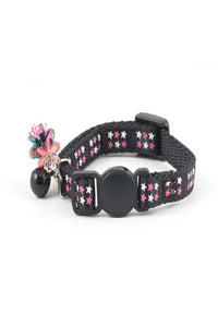 Ancol Stars Kitten Collar (Black/Pink) (One Size)