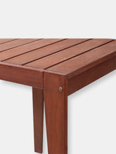 Load image into Gallery viewer, Meranti Wood with Mahogany Teak Oil Finish Outdoor Square Patio Table