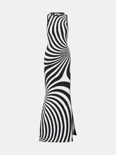 Load image into Gallery viewer, The Knit Floor Length Dress with Slit