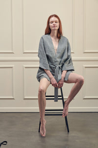 Linen Robe Jacket