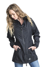 Load image into Gallery viewer, Trespass Womens/Ladies Daytrip Waterproof Shell Jacket (Black)