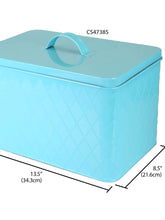 Load image into Gallery viewer, Tin Bread Box, Turquoise