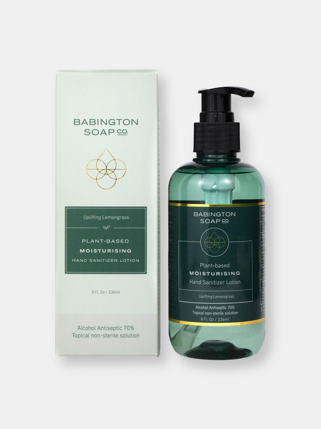 2-in-1 plant-based Moisturizer Lotion with an Antibacterial - Uplifting Lemongrass