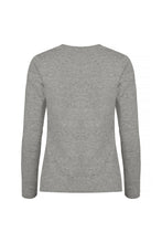 Load image into Gallery viewer, Womens/Ladies Melange Long-Sleeved T-Shirt - Gray