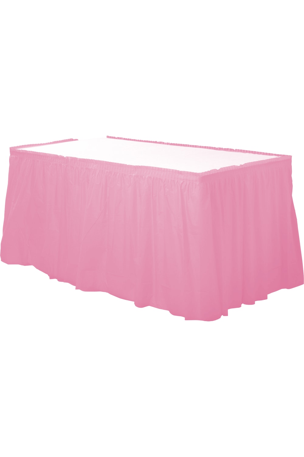 Amscan Rectangular Plastic Tablecover (Pack Of 12) (New Pink) (54 x 108in)