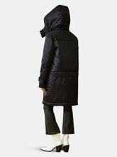 Load image into Gallery viewer, Sustainable Convertible Satin Down Coat