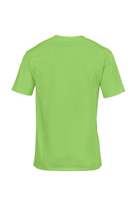 Gildan Mens Premium Cotton Ring Spun Short Sleeve T-Shirt (Lime)
