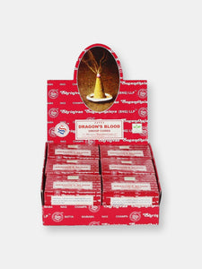 Satya Dragons Blood Incense Cones (Pack of 144) (Brown) (One Size)