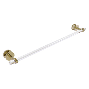 Allied Brass Clearview Collection 24 Inch Shower Door Towel Bar with Dotted Accents