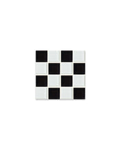 Load image into Gallery viewer, Glass Tile Coaster - Checkered