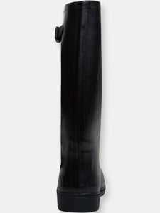 Recon X Mens Waterproof Rubber Wellington Boots - Black
