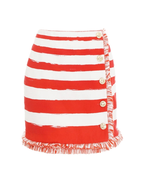 Postcard Striped Skirt