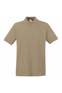 Fruit Of The Loom Premium Mens Short Sleeve Polo Shirt