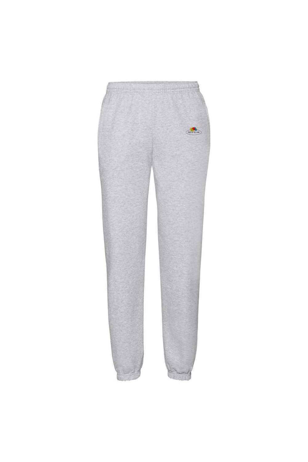 Fruit of the Loom Mens Vintage Small Logo Sweatpants (Gray Heather)