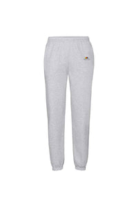 Fruit of the Loom Unisex Adult Vintage Small Logo Printed Classic Sweatpants (Heather Grey)